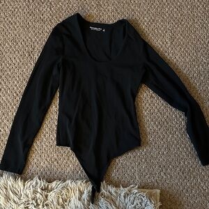 Abercrombie & Fitch Elegant Black Bodysuit